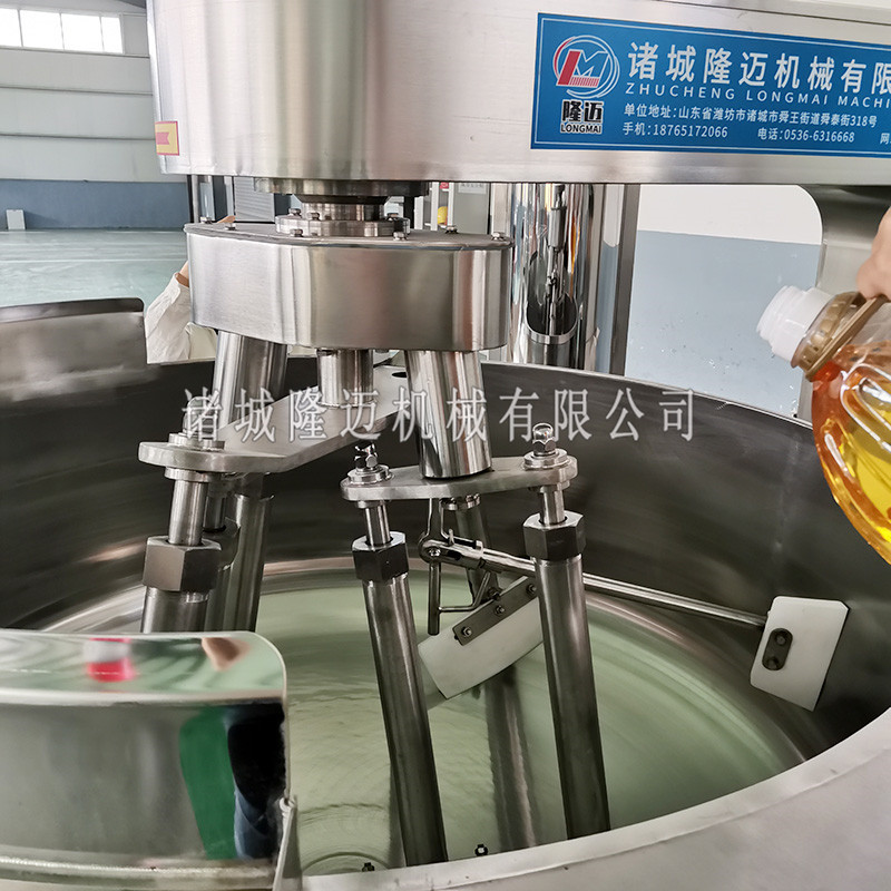 咖喱酱全自动炒锅 蒜蓉辣椒酱炒制机 全自动不锈钢牛肉酱制作设备
