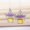 Zirconium, elegant universal earrings, light luxury style, Birthday gift