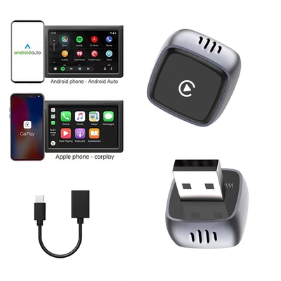 Fast and Lag-Free Calling, Simsiz CarPlay və Android Auto - k17b-gun-gray-overseas-version-extension-cord