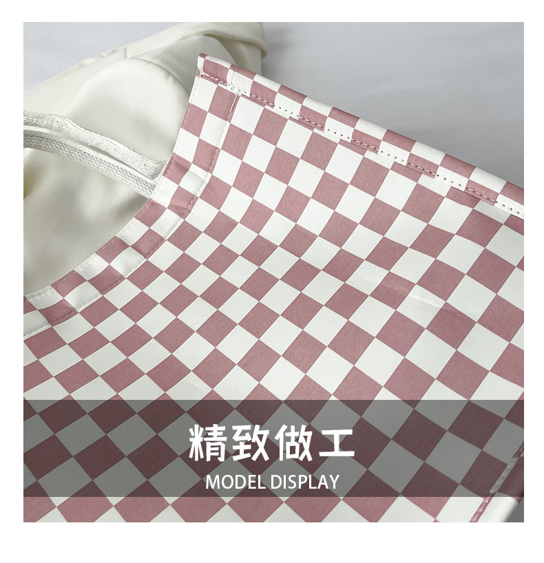 Large-capacity single-shoulder tote bag 2024 new style fashionable and textured trendy handbag for commuting and casual use, large checkered bag for women undefined