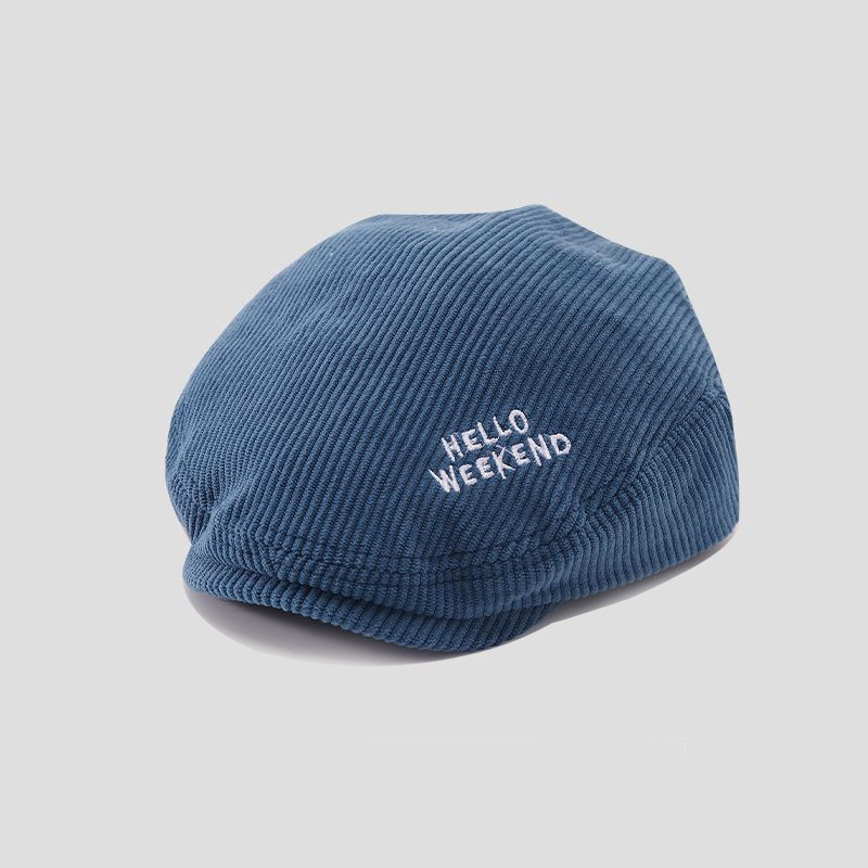 Sombreros para bebés para niños y niñas, boinas de vello de invierno y otoño versátiles para niños casuales avanzando gorras de lengua de pato