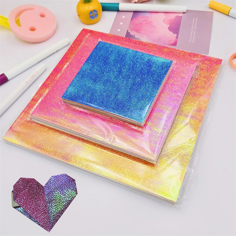 Papel de Origami para Manualidades Papel Laserado para Escuela