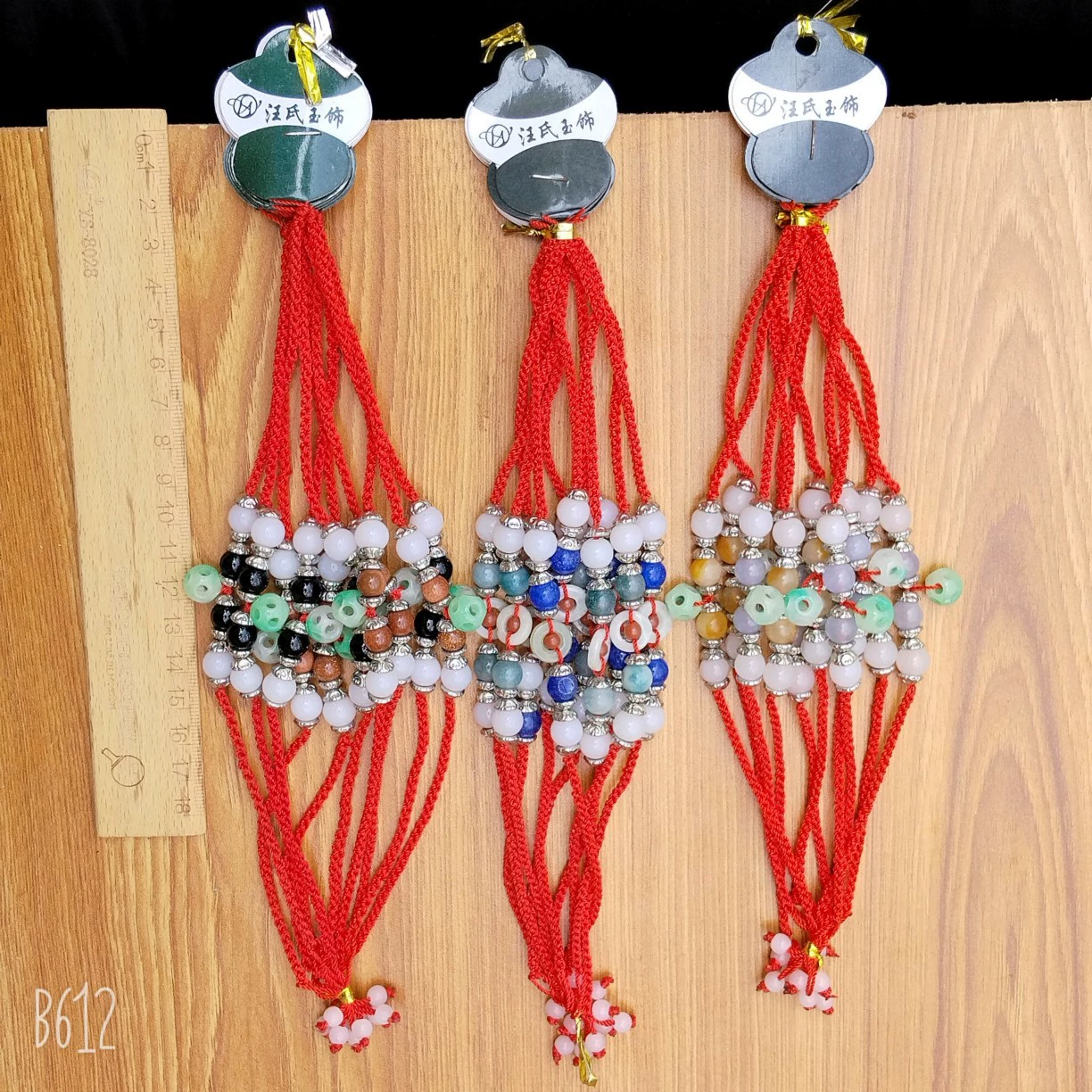 Woven Red Rope Bracelet, Miao/Tibetan Silver Alloy Charms, Ankle & Wrist, Multiple Styles