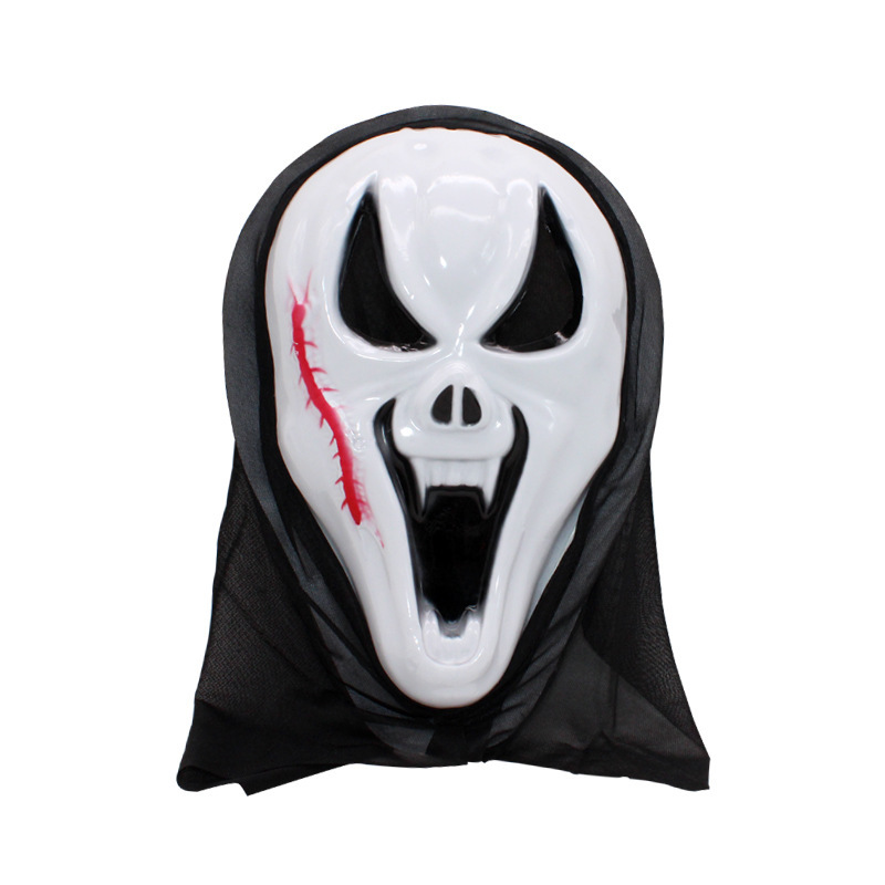 Máscaras de terror de Halloween Scream Scream 6 máscaras de la muerte COS Disfraces para niños Halloween COS Propositivos fantasmas image 11