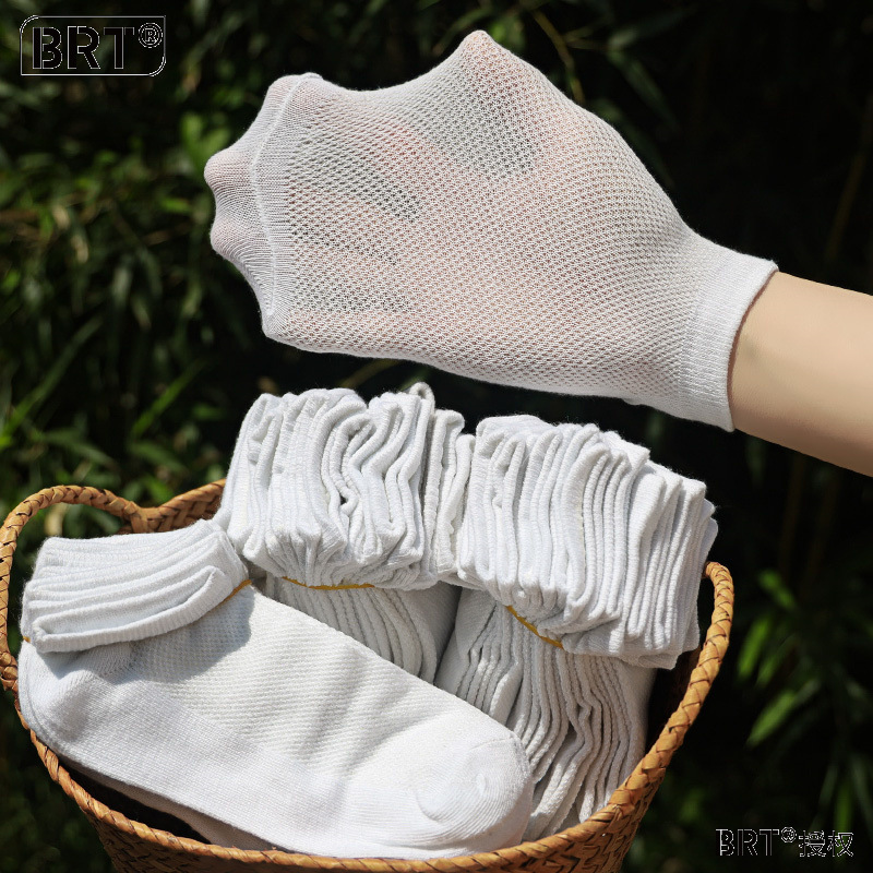 男性用使い捨て靴下100足、通気性メッシュ靴下、男性用消臭吸汗靴下、夏用薄手ボートソックス|undefined