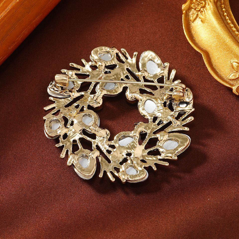 Broche criativo de Natal em geleia de champanhe e avelã, estilo florestal, acessório para terno universitário, presente perfeito para presente._voghion.com