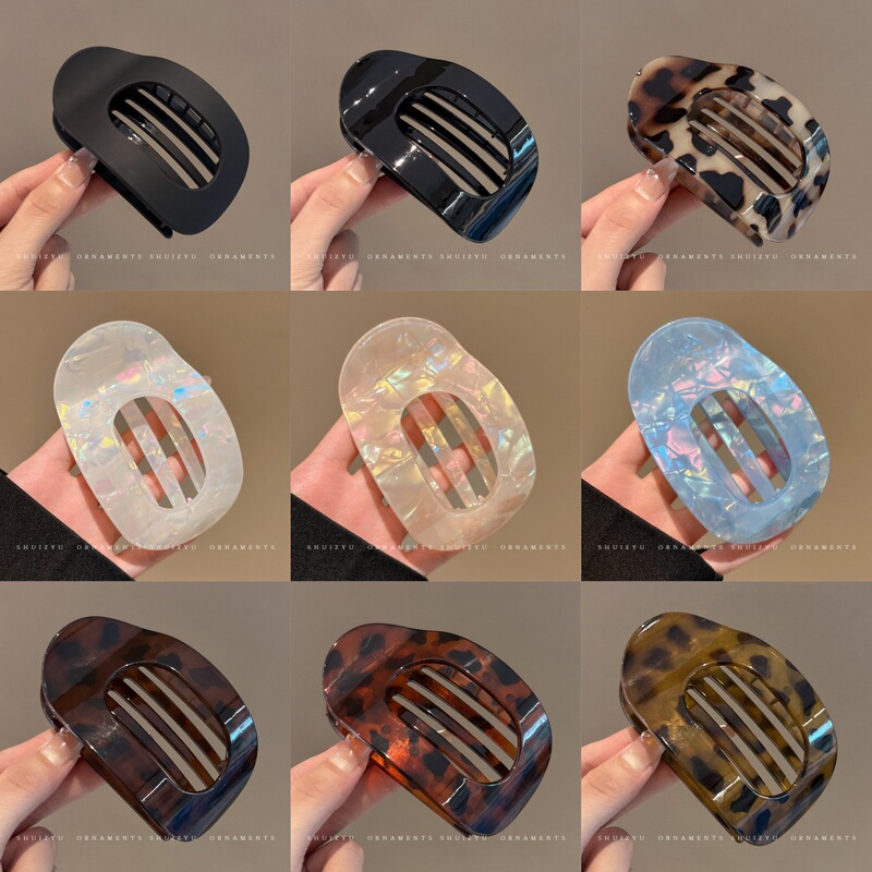 2026 New Style Hair Clip That Doesn'T Hurt the Head, Abalone Claw Clip for Women, High-End Hairpin, Large Duckbill Clip, Hairpin for the Back of the Head, Straight Hairpin
