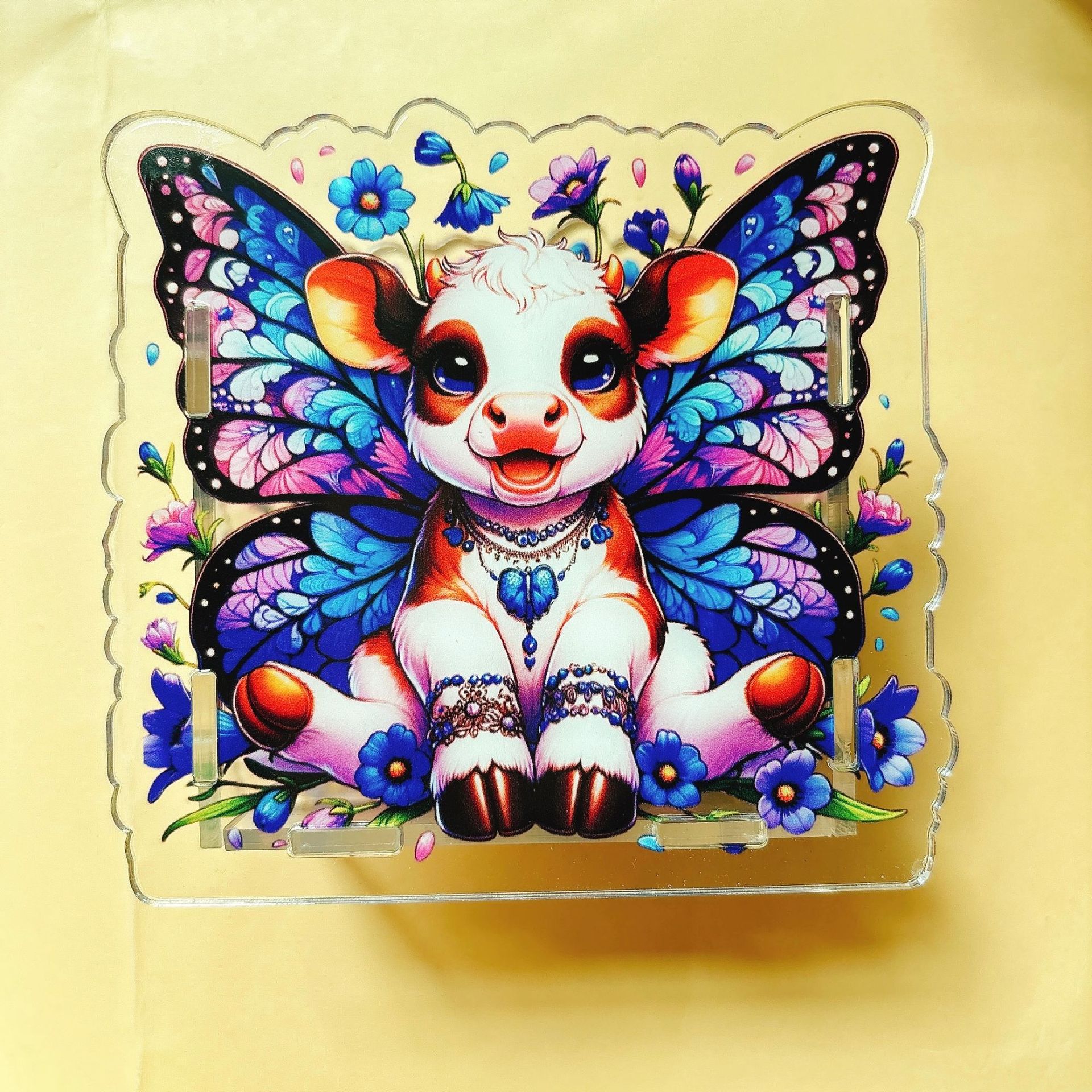 Caja de papelería acrílica TK caja de bolígrafo creativa de regalo 10cm