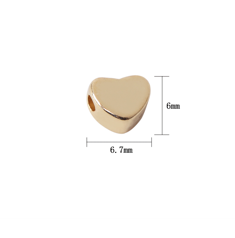Beads Jewelry Making Type Plastic Heart Shape DIY Jewelry Accessories Beads