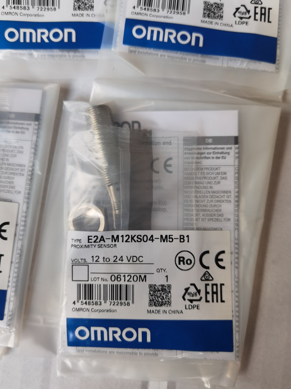 接近开关 限位开关 E2A-M12KS04-M5-B1