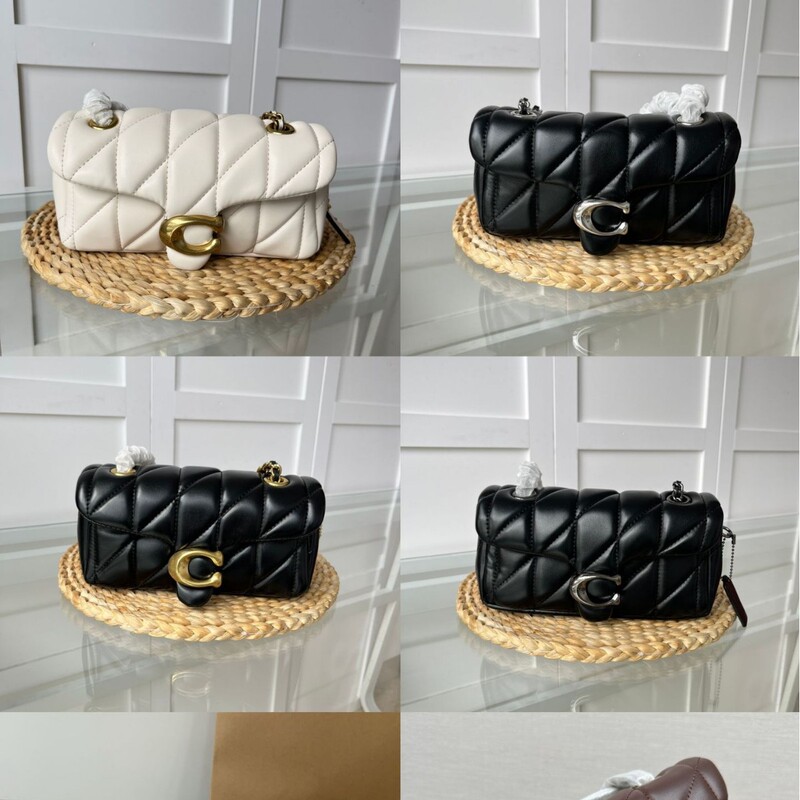 Ole C's New Tabby 20 Quilted Dionysus One-Shoulder Diagonal Underarm Classic Satchel Versatile Small Fragrance Bag