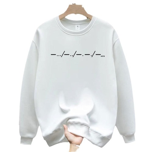 Men's Hooded Sweatshirt 2025 Spring and Autumn Trend American Style Crew Neck Long Sleeve Top Streetwear Brand Casual Versatile Print Jacket