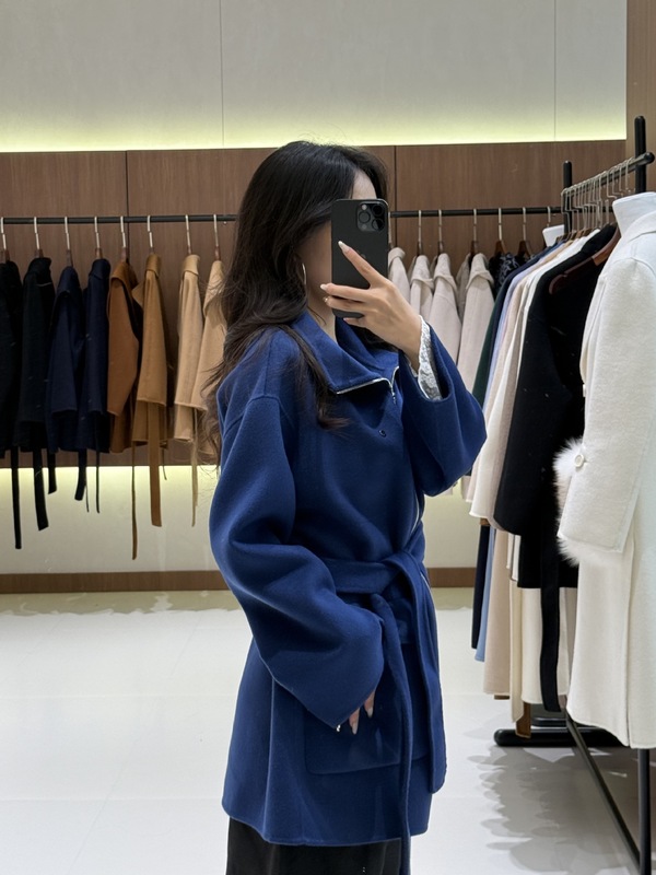 2025秋冬新款H家同款羊绒大衣中长款羊毛外套时尚宽松女|undefined