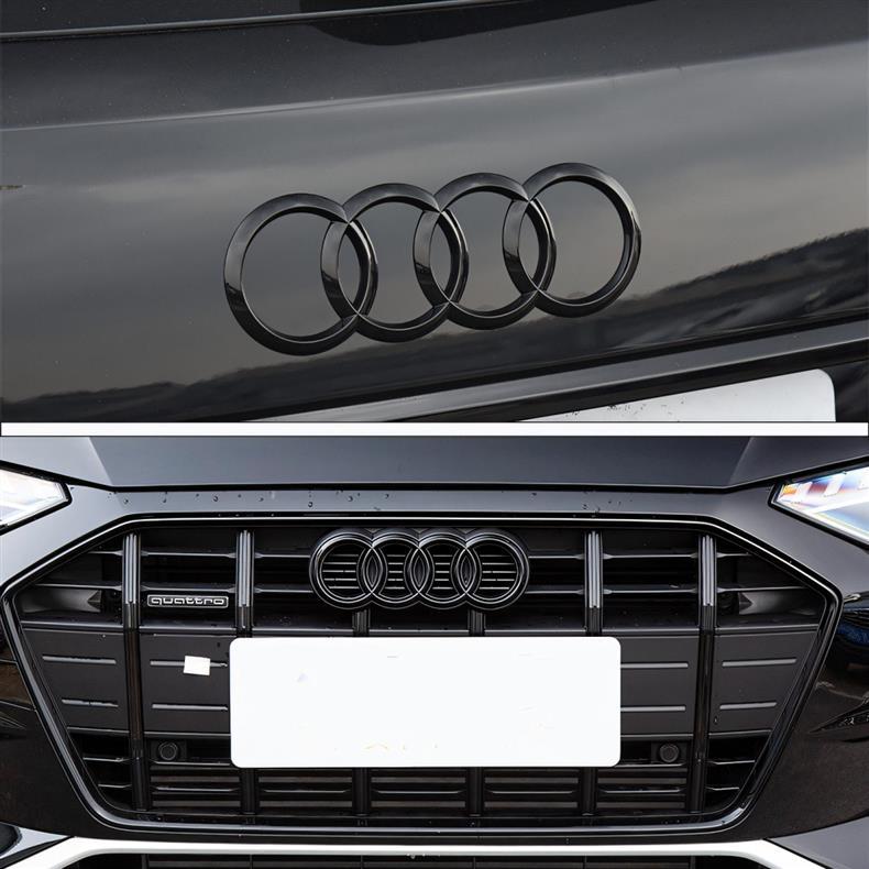 Audi TT car emblem, TTS lettering, modified four-ring TTRS emblem, 40, 45 TFSI engine displacement emblem, decorative sticker