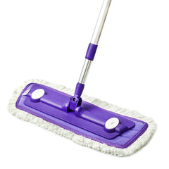 2F平板拖把木地板專用粘貼式魔淨家用旋轉大碼一拖淨地拖老款布