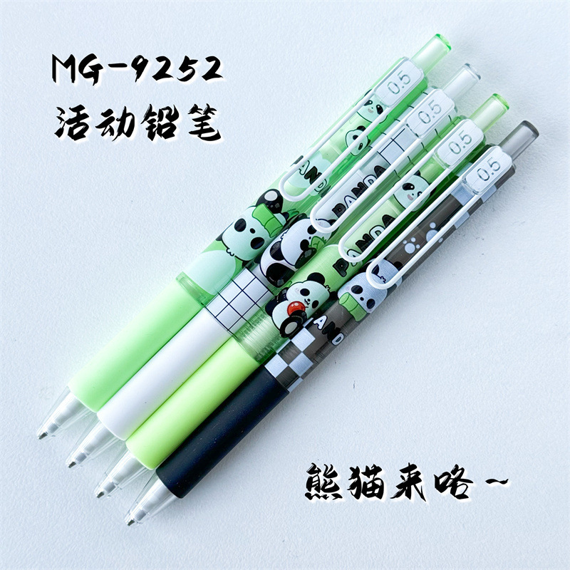 Set de Portaminas de Dibujos Animados MG-9252 0.5 mm Plástico para Escritura Escolar