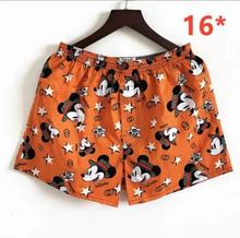 梭织全棉卡通纯棉阿罗裤宽松大码内裤居家短睡裤男棉布短裤孖烟通