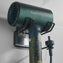 不锈钢吹风机置物架卫生间免打孔挂架电吹风支架浴室风筒壁挂架子