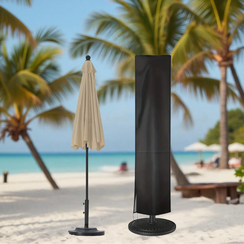 Cross-Border Parasol Cover, Outdoor Sun Umbrella Cover, Banana-Shaped Umbrella Cover, Straight Parasol Cover, Garden Courtyard Dustproof