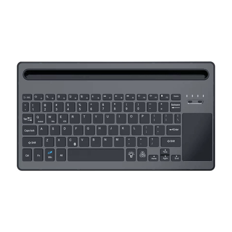 Slot per scheda Tastiera Bluetooth, telefono cellulare, tablet, set mouse touch wireless universale, tre sistemi ricaricabili_voghion.com