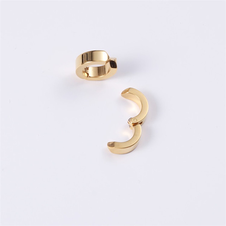 simple ear clips ear bone clip stainless steel earrings wholesale