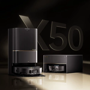 追觅 Подметальный робот X50 Pro, эксклюзивная версия, ультратонкая, полностью автоматическая уборочная базовая станция, стирка горячей водой, сушка шваброй