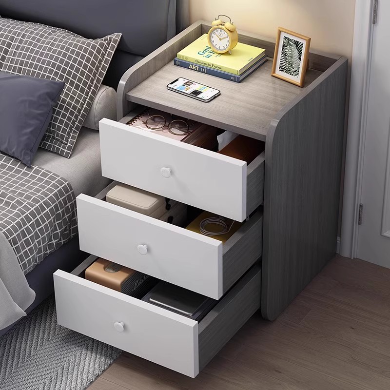 2026 nuevo gabinete de cabecera de cama de dormitorio doméstico pequeño gabinete de cabecera de cama simple y moderno