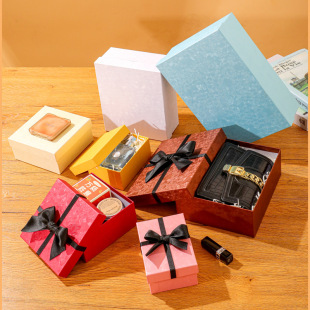 Camellia Accompanied Gift Box Mother's Day Heaven and Earth Cover Gift Box Birthday Gift Box Accompanied Gift Box Advanced Sense Gift Box
