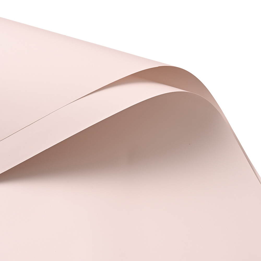 Jiemi materiales de flores florería floristería papel de embalaje de flores impermeable papel euroasiático de dos colores color sólido papel Ouya papel de embalaje de ramo