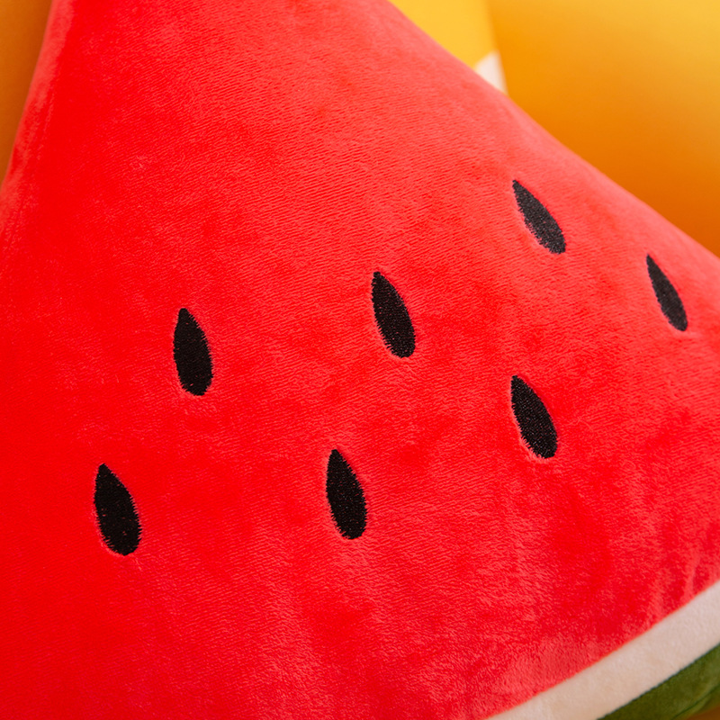 New simulation fruit pillow, watermelon cushion, plush toy, office chair sofa cushion, stuffed doll