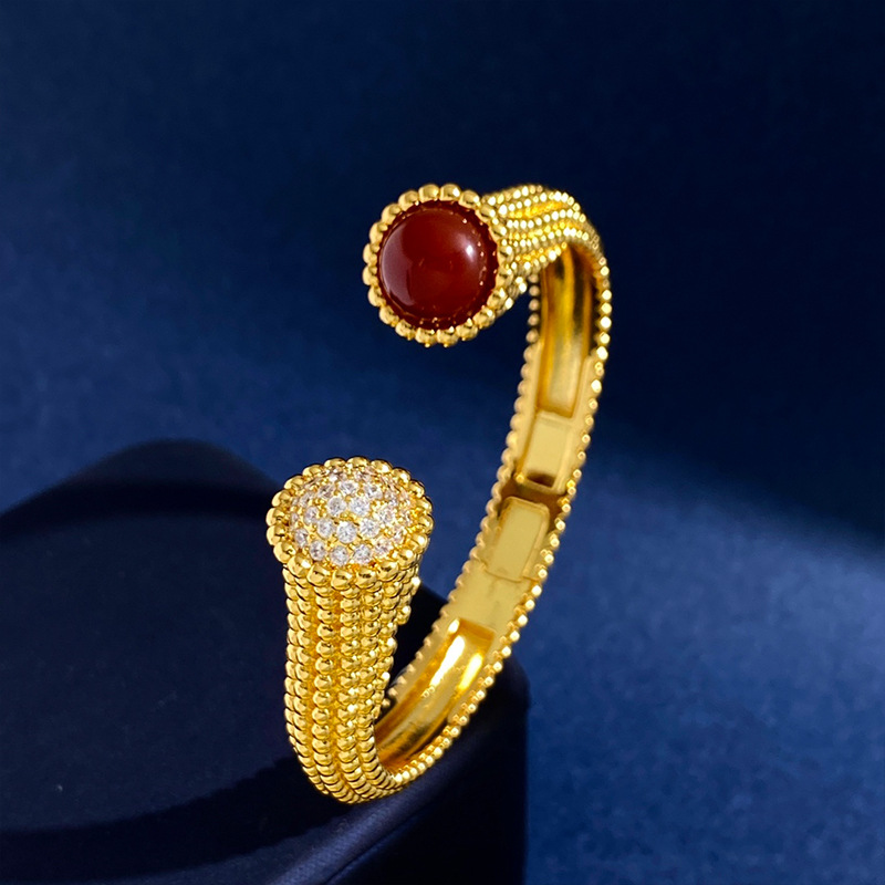 Wholesale Jewelry Vacation Simple Style Solid Color Copper Zircon Inlay Bangle display picture 4