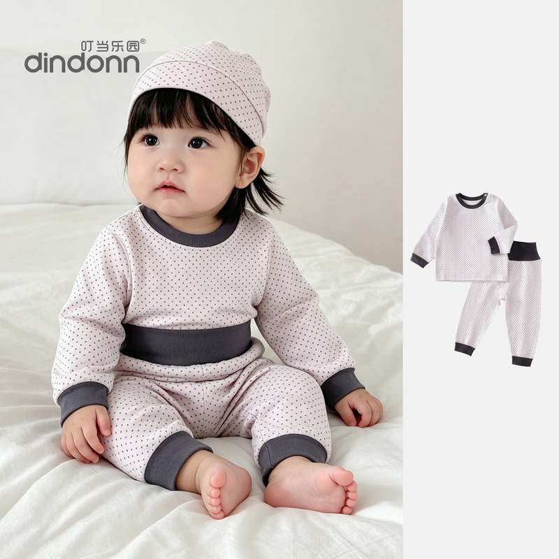 Tinkerbell's New Autumn and Winter Baby Clothing Set, Children's High-Waisted Set, Baby Clothes, Girls' Home Wear Tinkerbell's New Autumn and Winter Baby Clothing Set, Children's High-Waisted Set, Baby Clothes, Girls' Home Wear