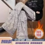 宽松秋冬季美式加厚休闲裤