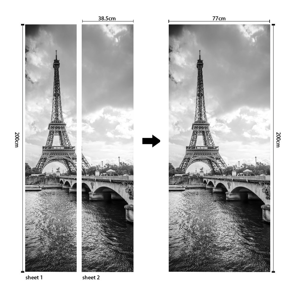 Pegatinas para puertas 3D respetuosas con el medio ambiente, autoadhesivos, fabricantes de origen al por mayor, patrones populares transfronterizos de alta definición, adhesivos para puertas impermeables, a prueba de aceite y antiincrustantes