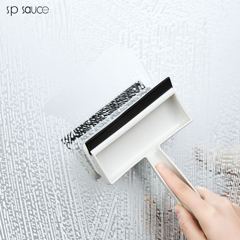 Glass Scraping Wall Tile Cleaning Brush Bathroom Floor Descaling Brush Bath Spongy Brush Cleaning Brush,