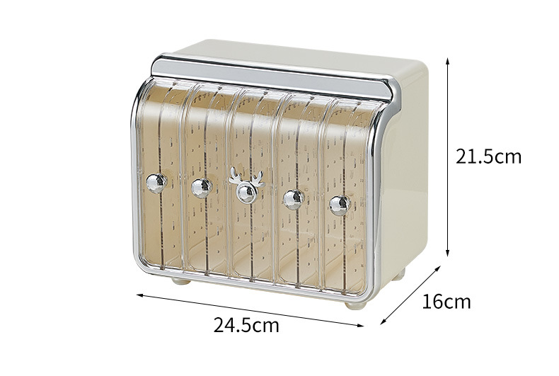 Cosmetic Storage Box Transparent Desktop Organiser For Vanity_voghion.com