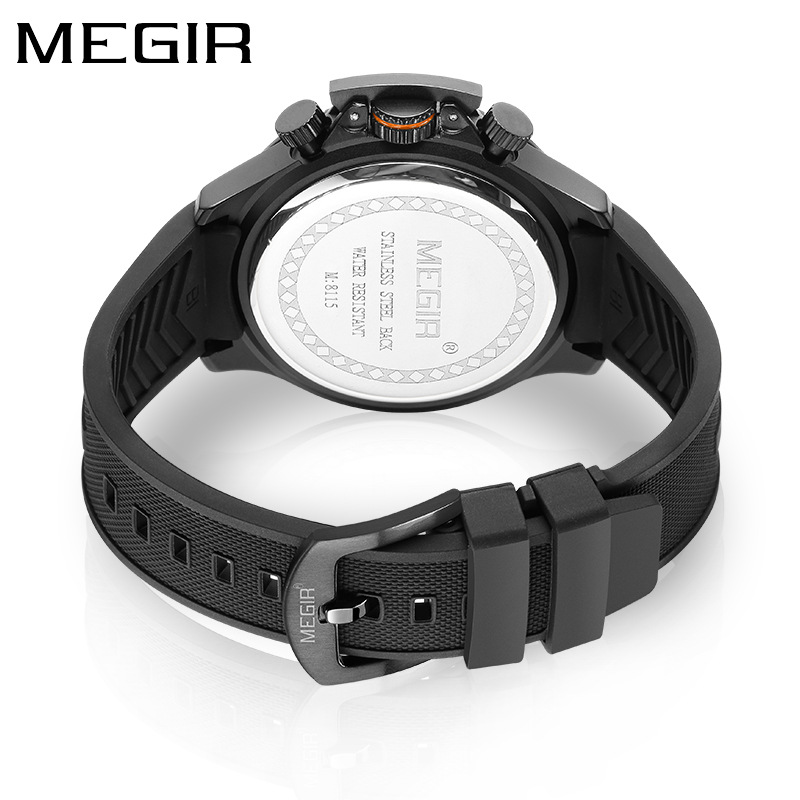 Meigel – montre pour hommes, multifonction, chronométrage, sport, Quartz, bande en silicone, mode et élégance, nouvelle collection 2023_voghion.com