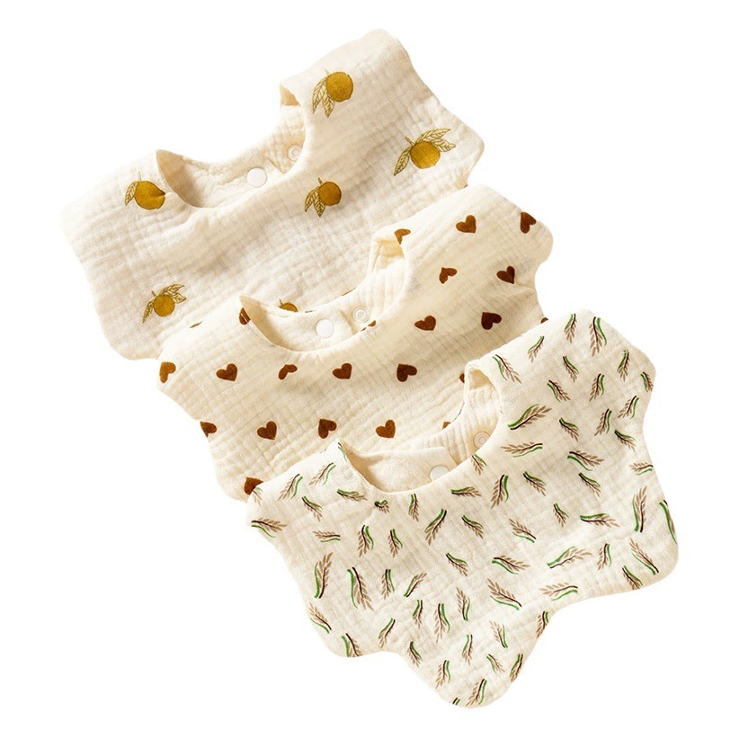 Детский марлевый нагрудник из чистого хлопка типа, полотенце для слюны, детский нагрудник для новорожденных для мужчин и женщин, тонкая секция на весну и лето