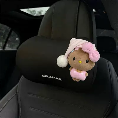 Headrest Headrest Memory Foam Car - pink-beanie-eyes-kt-standard