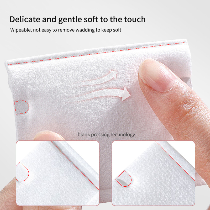 LMLTOP 222pcs Facial Cotton Pad  Nail Makeup Remover Pads