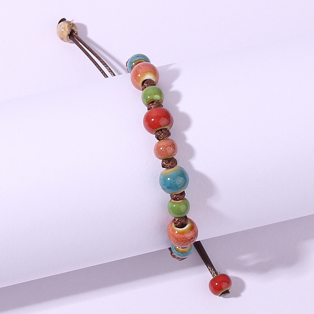Ethnic Style Multicolor Rope Ceramics Wholesale Bracelets display picture 2