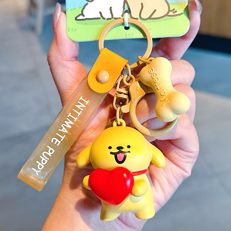 정품 라인 강아지 - 빅신 커피 컬러