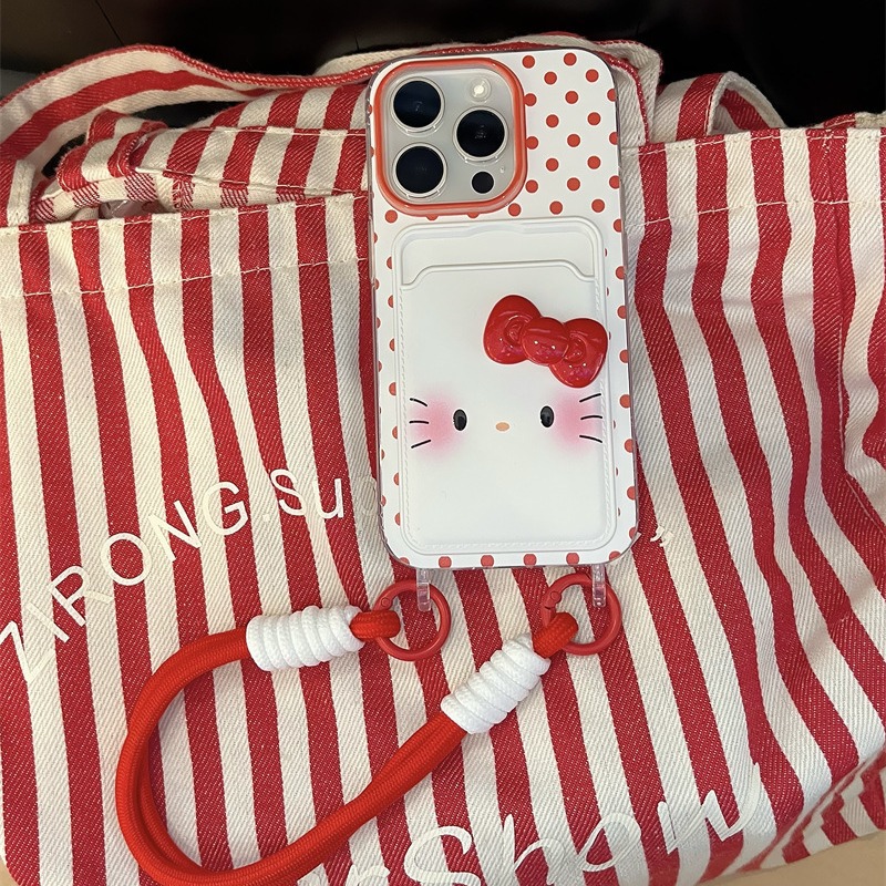 Paquete de tarjeta girl wind point kt iPhone15ProMax para Apple 14 funda para teléfono móvil 13 estéreo 12 cordón 15