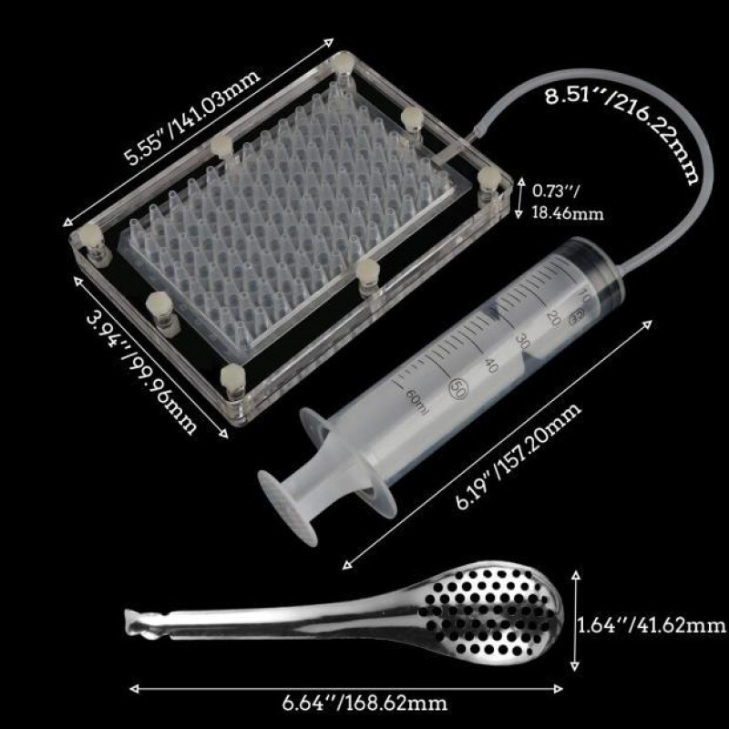分子料理キャビア生成器100穴分子グルメツール魚箱魚生成器|undefined