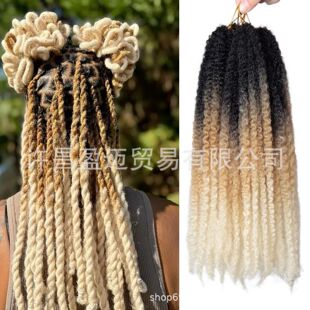 18inch Afro Twist Kinky Marley 8���K�pëë�x���w�ٰl���l35g