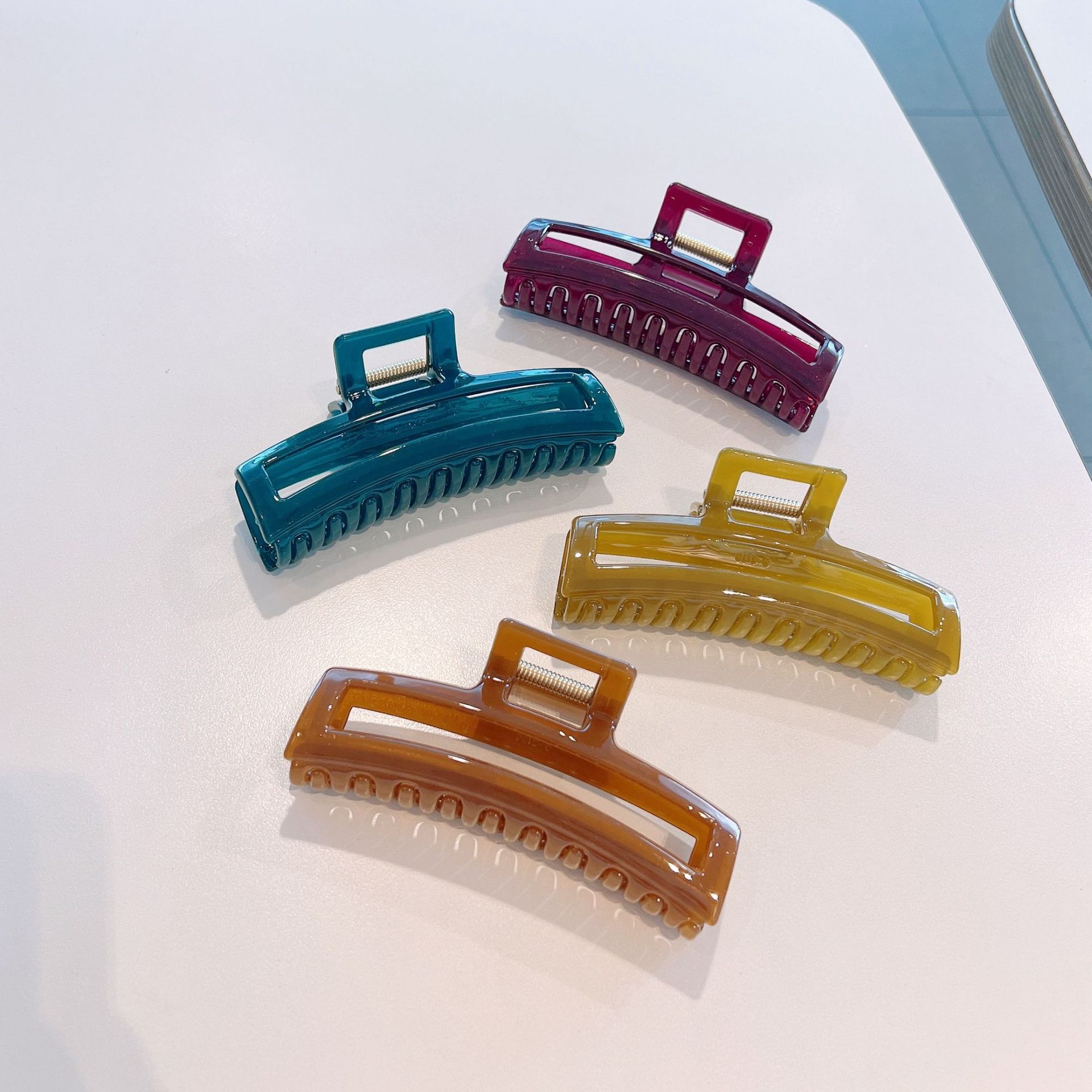Retro Style Retro Solid Color Acetic Acid Sheets Hair Band