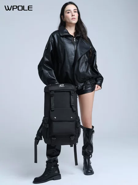 Cross-Border New Large-Capacity Mountaineering Backpack Outdoor Travel Hiking Multi-Functional Men's and Women's Bag Computer Bag Trendy