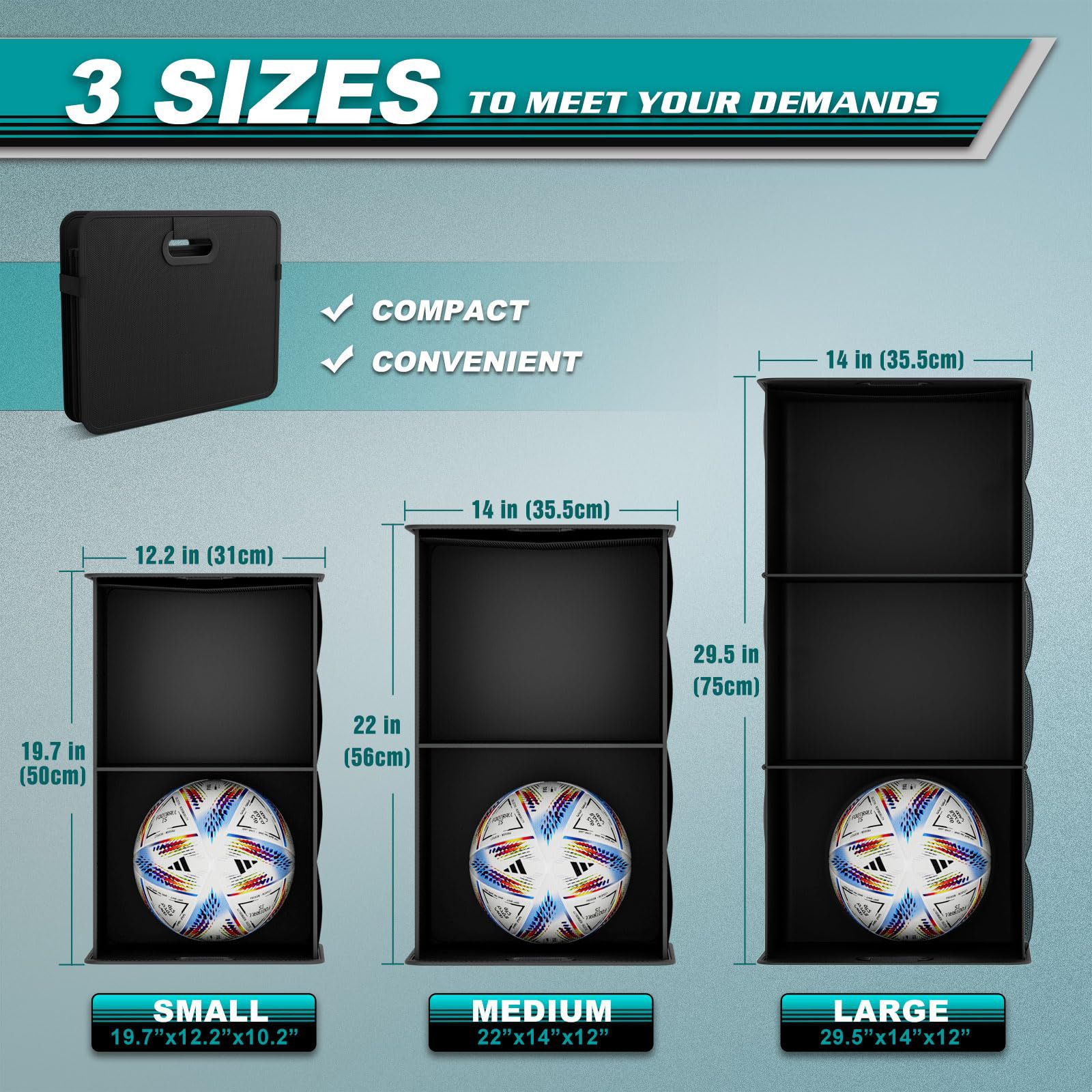Cross-Border Popular Trunk Storage Box Large Capacity Car Trunk Car Multifunctional Storage Box Customization