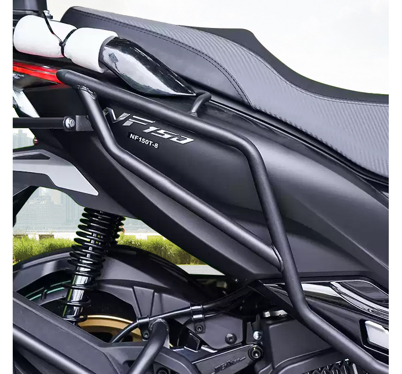 Suitable for Southern Flying Shark 150 Scooter Bumper Exhaust Bar Front and Rear Full Surround Guard Bar Anti-Fall Bar Modification Parts
