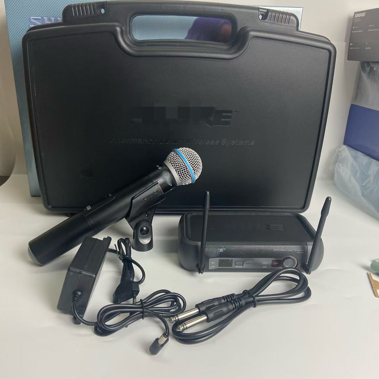 Simsiz mikrofon dəsti PGX4 Beta58A SM58 qəbuledici ilə